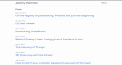 Desktop Screenshot of jherrm.com
